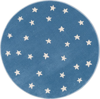 Dywan dla dzieci GWIAZDY Lazur Koło SOFT - produkt archiwalny