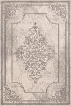 Dywan wełniany do salonu Agnella ASTAN Popielaty ISFAHAN M