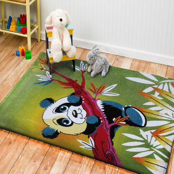 Dywan dla dzieci Little Panda 02 Limonkowy MONDO Kids