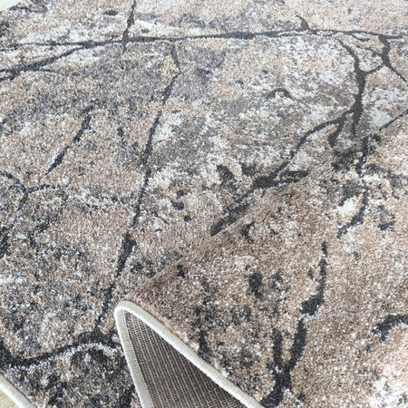 Dywan nowoczesny do salonu KRESKOWO 25 Brązowy PANAMERO