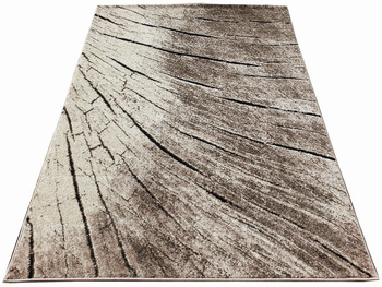 Dywan nowoczesny do salonu PIEŃ Beżowy RC114 RAINBOW