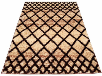 Dywan nowoczesny do salonu i sypialni BOHO Beżowy M15 NEVADAS