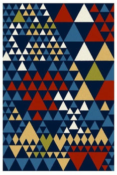 Dywan nowoczesny do salonu CARUMI Granat STANDARD