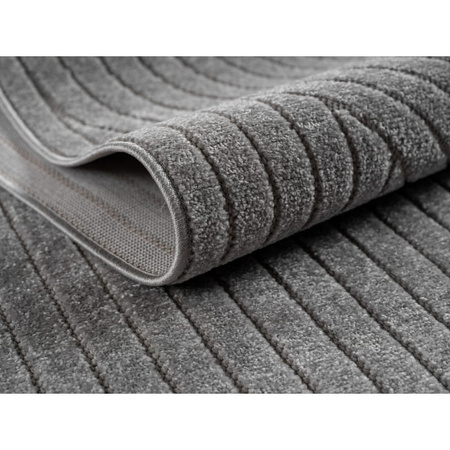 Dywan nowoczesny do salonu, patio, werandę, balkon, taras LIWO Szary 3D NOVA