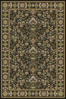 Dywan klasyczny do salonu Agnella OKTAN Czarny STANDARD