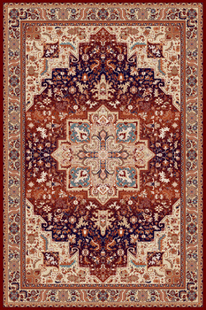 Dywan klasyczny do salonu Dywilan KARASTAN Czerwony RICH