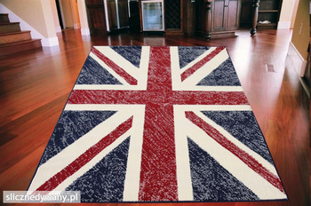 Dywan młodzieżowy UNION JACK Granat CITY
