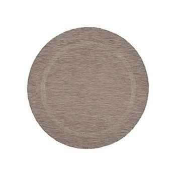 Dywan nowoczesny in-outdoor DEOS Brązowy Koło RELAXO