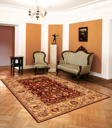 Dywan wełniany do salonu Agnella HETMAN Rubin AGNUS