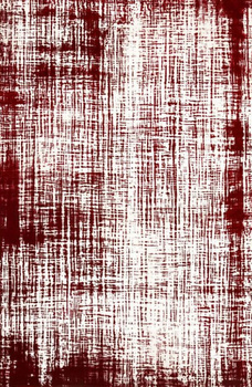 Dywan akrylowy do salonu BAKLAWA Czerwono Szary MELBA