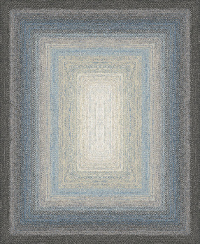 Dywan wełniany do salonu Agnella ZEHA Szary Kwadrat AGNUS