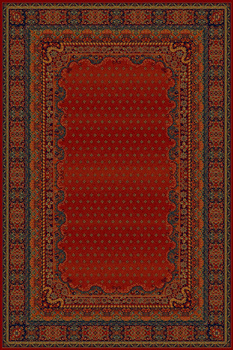 Dywan wełniany do salonu Dywilan BARON Burgund POLONIA