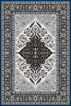 Dywan wełniany do salonu Agnella LEYLA Granat ISFAHAN