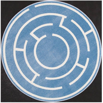 Dywan do salonu Agnella LABI Lazur Koło SOFT