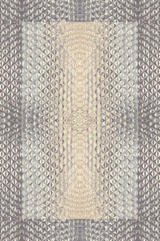 Dywan wełniany do salonu ROXEN Antracytowy ISFAHAN