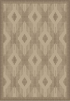 Dywan nowoczesny do salonu CHARON Brąz SHINE