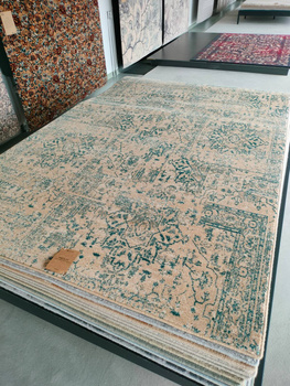 Dywan wełniany do salonu Agnella MEDLEY Jasny Beż ISFAHAN