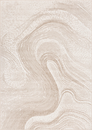 Dywan nowoczesny do salonu Agnella FD BRANCO Perła Kremowo Beżowy SENSI