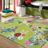 Dywan dziecięcy dla dzieci MOTYLKI 114 Zielony BELLA Kids