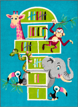 Dywan dziecięcy Agnella TOM Szmaragd FUNKY