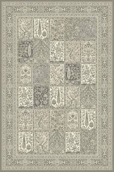 Dywan wełniany do salonu TIMOR Siwy ISFAHAN