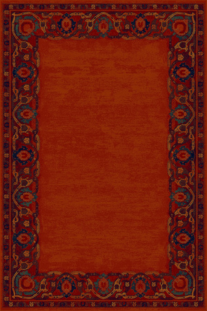 Dywan wełniany do salonu Dywilan ARAK Red POLONIA