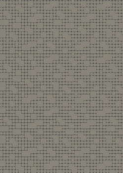 Dywan wełniany do salonu KNIDOS Antracyt SMART