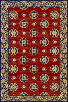 Dywan do salonu Agnella BERISSO Bordo ADEL