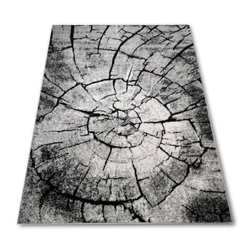 Dywan nowoczesny do salonu PIEŃ Szary ALFA NEW IDEA