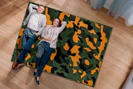 Dywan nowoczesny do salonu MORO Militarne ALFA