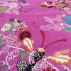 Dywan dziecięcy dla dzieci MOTYLKI 114 Różowy BELLA Kids