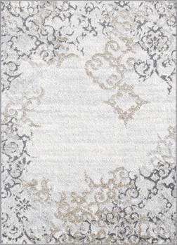 Dywan nowoczesny do salonu Agnella ORNAMO Jasno Szary AVANTI