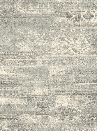 Dywan wełniany do salonu Agnella KORIST Siwy Szary ISFAHAN