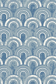 Dywan wełniany do salonu FLOOR Jasny Niebieski SPLENDOR