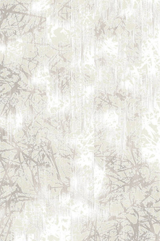 Dywan nowoczesny do salonu Dywilan DOKU 8 Beżowo Biały ROMA