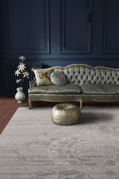 Dywan wełniany do salonu MADISON Popielaty PLATINIUM