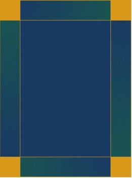 Dywan nowoczesny do salonu DERO Niebieski DREAM