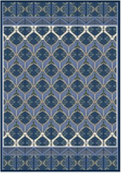 Dywan nowoczesny do salonu ATARIA Ciemny Niebieski ROCK