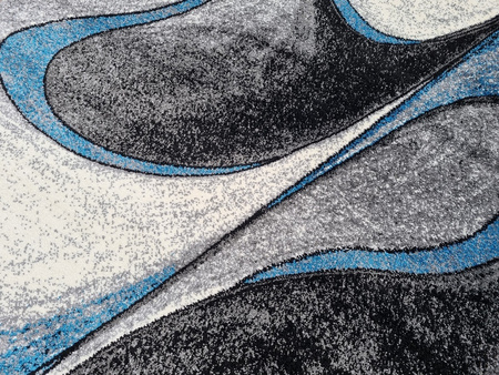 Dywan nowoczesny do salonu ENUD Niebieski H753F ALANJA