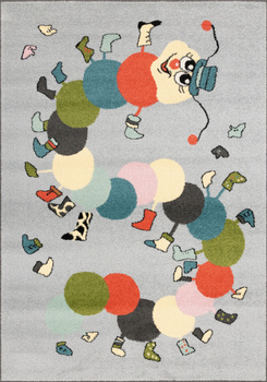 Dywan dla dzieci Agnella IWO Szary FUNKY TOP