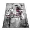 Dywan nowoczesny do salonu MARMUREK Popielato Fioletowy ALFA NEW IDEA