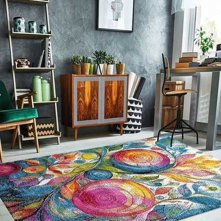 Dywan nowoczesny do salonu OKA Wielokolorowy 13 PICASSO