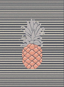 Dywan nowoczesny do salonu ANANA Antracyt LOFTY