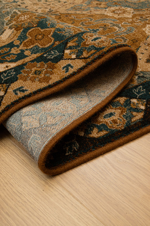 Dywan wełniany klasyczny do salonu TORINO Koniak 2 OMEGA