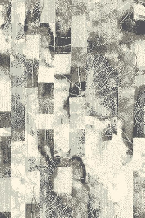 Dywan wełniany do salonu OLBIA Popielaty Chodnik MAGIC