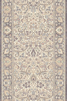 Dywan wełniany do salonu CHLORIS Morski Chodnik ISFAHAN