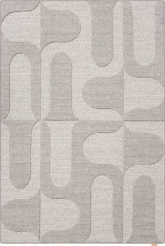 Dywan wełniany do salonu Agnella SALLY Jasny Szary NOBLE