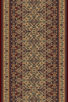 Chodnik akrylowy klasyczny do salonu WAWELSKI Bordo EDEN