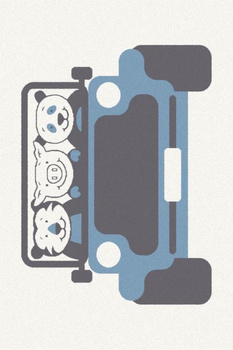 Dywan nowoczesny do salonu BEARS Lazur SOFT