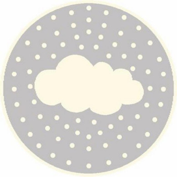 Dywan dziecięcy Agnella ROP Jasny Szary Koło EDEN